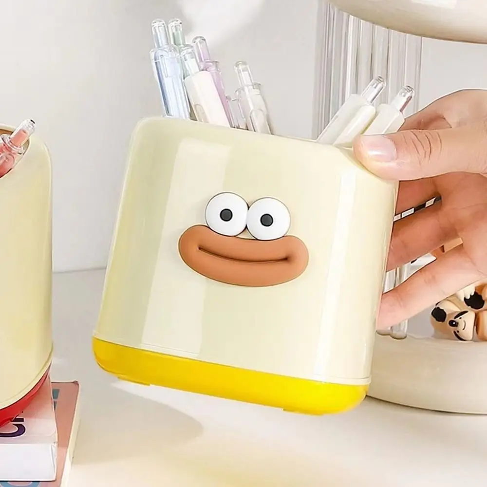 Interesting Student Pen Holder Multi-function Plastic Pencil Storage Box Tabletop Storage Makeup Brush Stationery Organizer