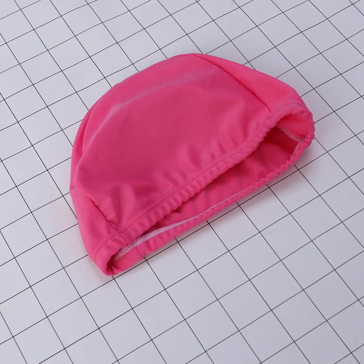 Adult Flower Swim Cap for Women and Men Non Waterproof Polyester Fabric Elastic Comfortable Sun Protection Bacteria Resistant