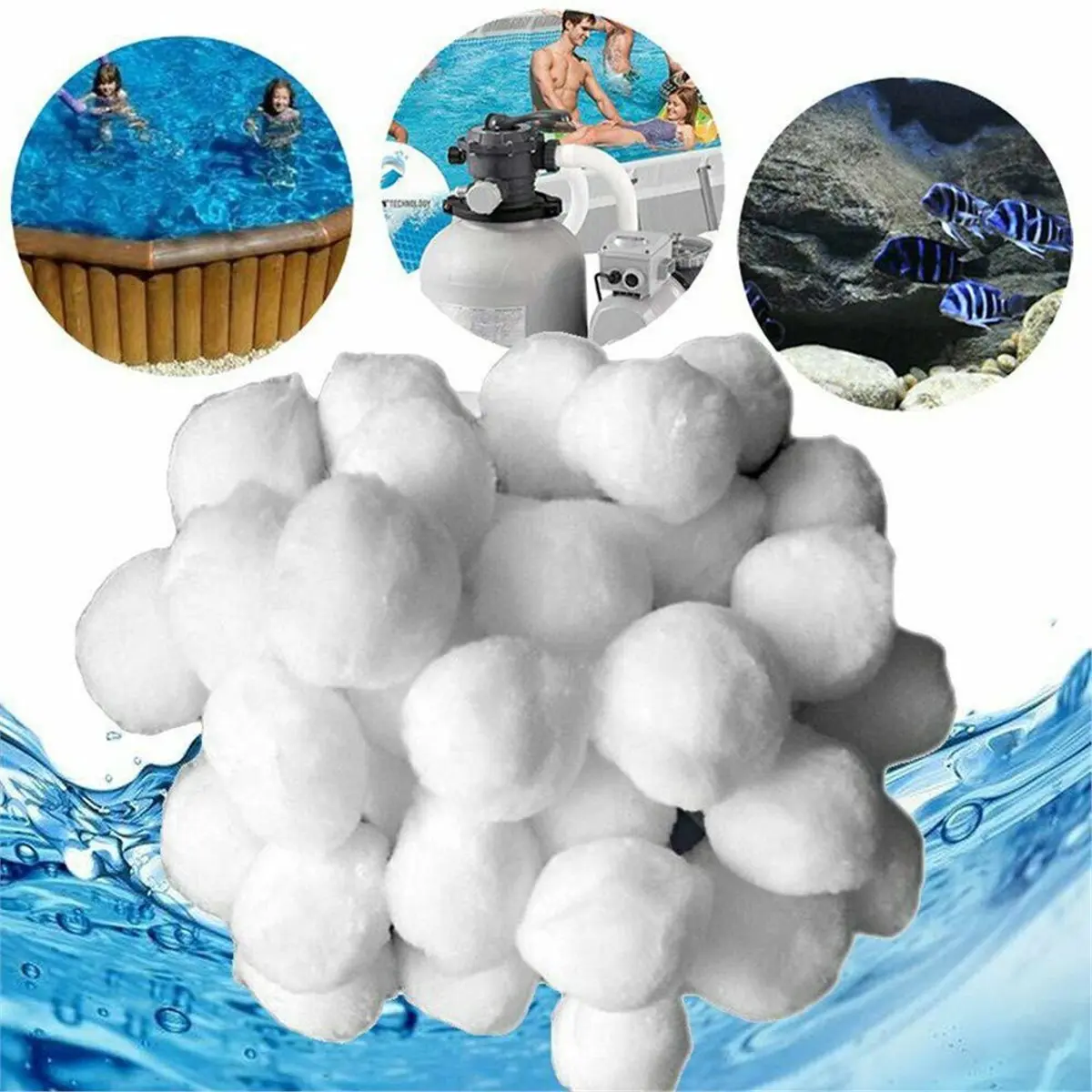 RECOMMENDATION  1.54 Lbs Pool Filter Balls,Filter Balls for Swimming Pool Sand Filters, and Reusable,for 50 Lbs Pool Filter
