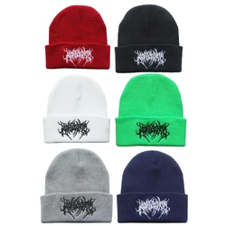 InsStyle czapka typu beanie robiona na drutach ręcznie robiona czapka czaszką unisex kapelusz dla par unisex oddychająca do na