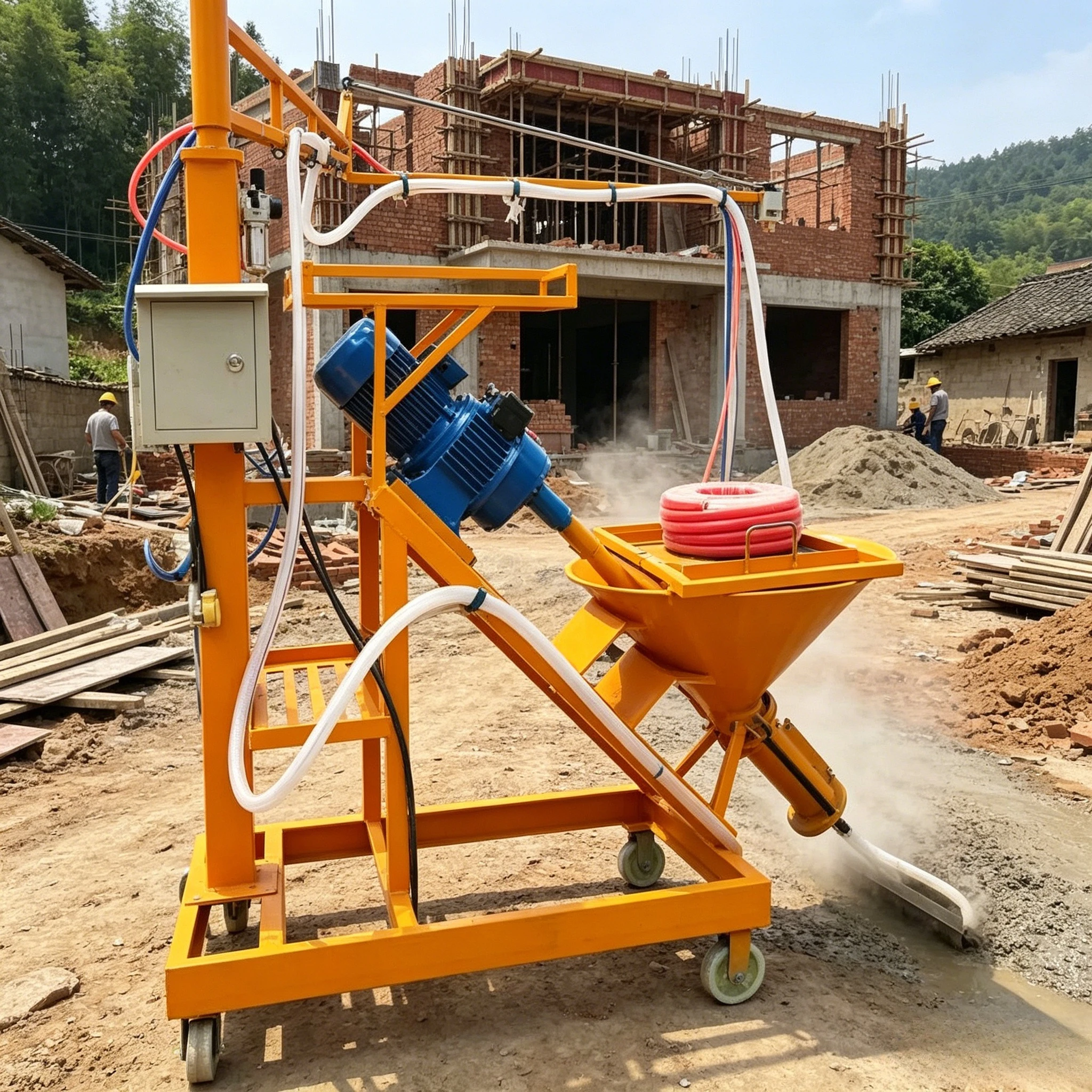 

customized grc spray machine Factory Customized GRC Fiber Glass Roving Spraying Machine Cement Mortar Spray Machine