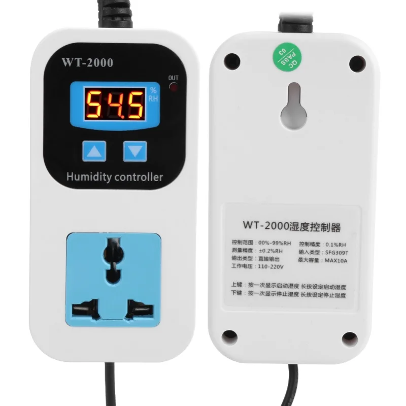 数码温湿度控制器 0%-99%RH - close-up view