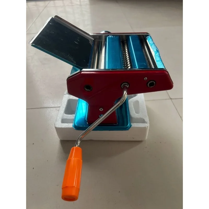 Máquina de fideos para el hogar, pequeña máquina manual multifunción para enrollar fideos, máquina para envolver dumplings wonton