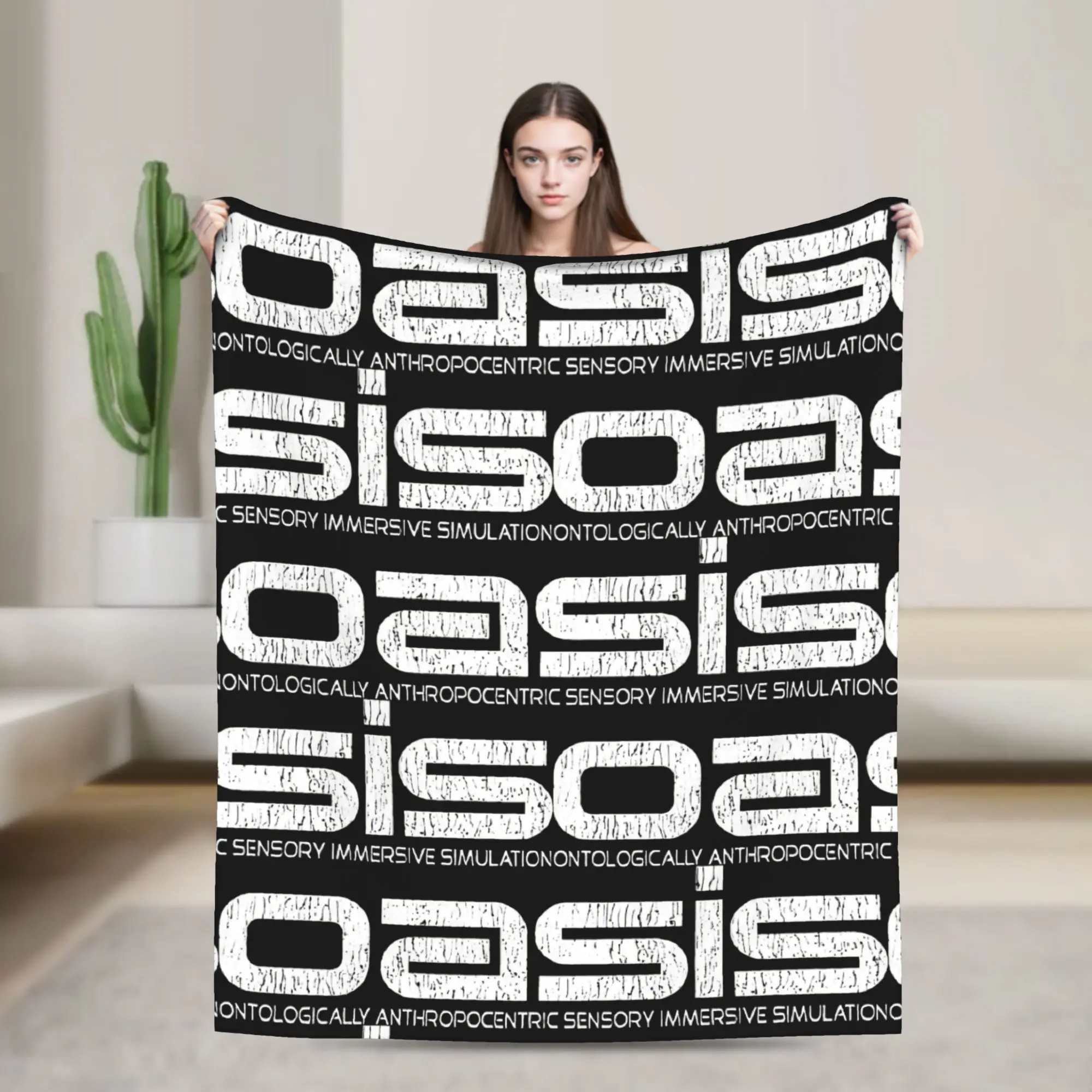 O-Oasis Ready Player One Halliday Blankets  Flannel Awesome Soft Throw Blankets for Coverlet All Season