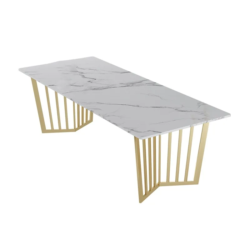Nordic marble conference table long table studio staff negotiation training table company six people small desk