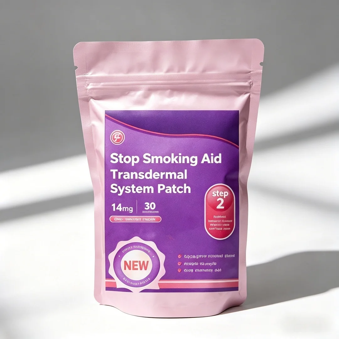 Parches Transdérmicos Mejorados para Dejar de Fumar, Sistema de Ayuda para Dejar de Fumar, Parches para Dejar de Fumar, Etapa 2-14 mg, Fáciles y Eficaces para Reducir los Antojos, 30 Parches