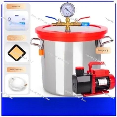 

9-галлонная вакуумная камера хладагента, одноступенчатый насос 3,5 куб. футов в минуту, комплект дегазации для бытового кондиционирования воздуха, автоматическое обслуживание