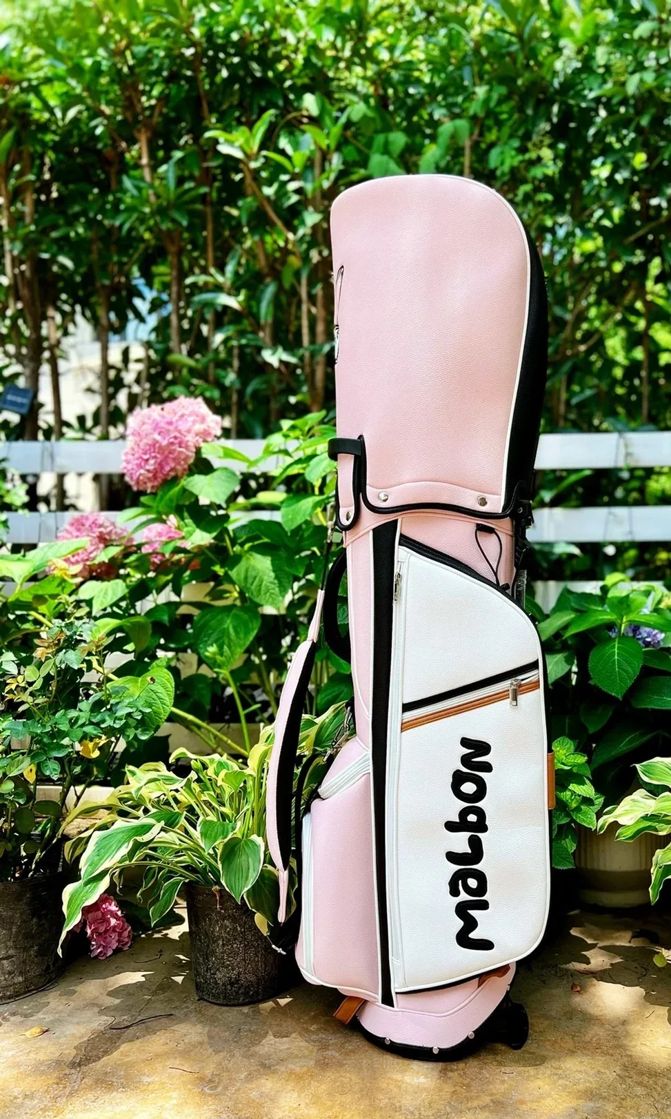 Sacca da golf Malbon Golf, Sacca con supporto, Sacca Caddy, Sacca porta palline, Sacca da golf con ruote