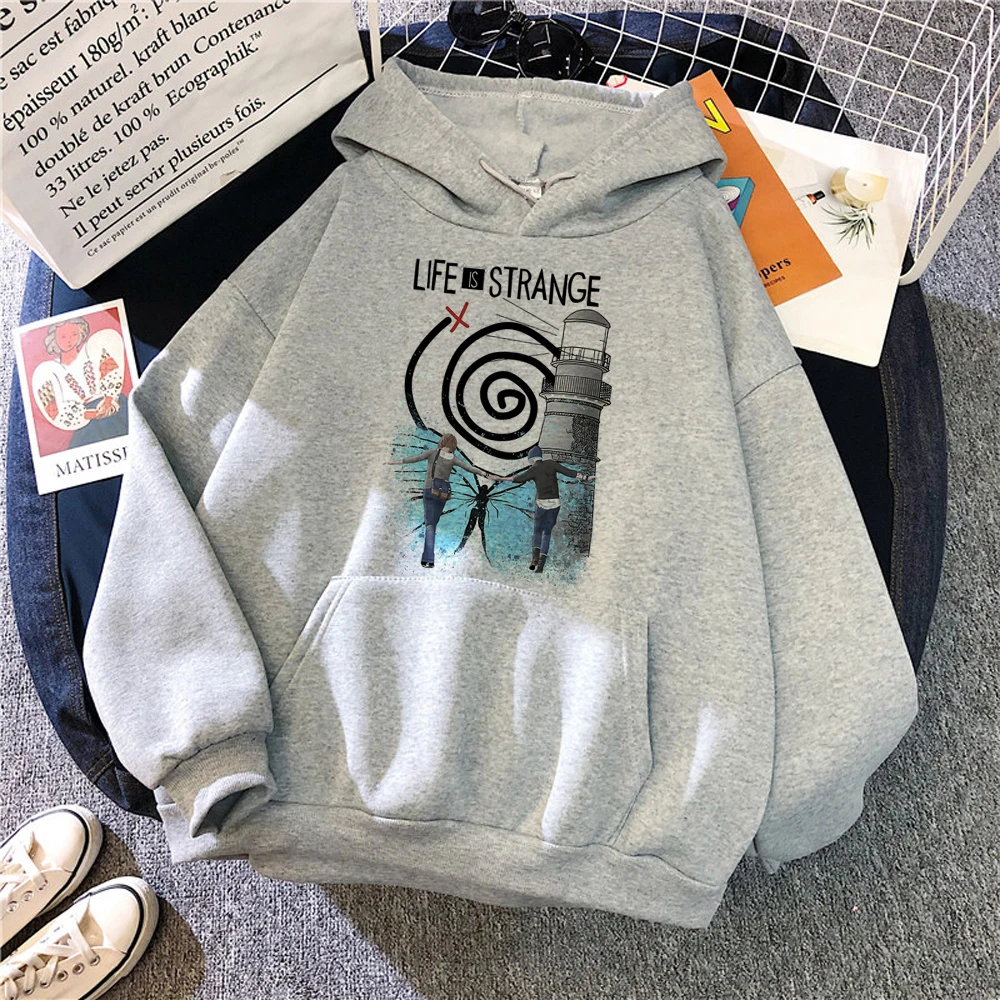 Sudaderas con capucha Life Is Strange para mujer, sudadera de estilo coreano y2k, Camisa gótica con capucha, sudaderas Kawaii para mujer