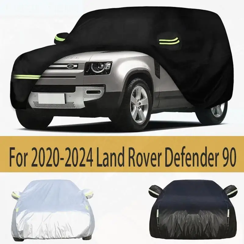 

For Waterproof All Weather for 2020 2024 Land Rover Defender 90 2 Door with Custom Protection Outdoor Car Covers