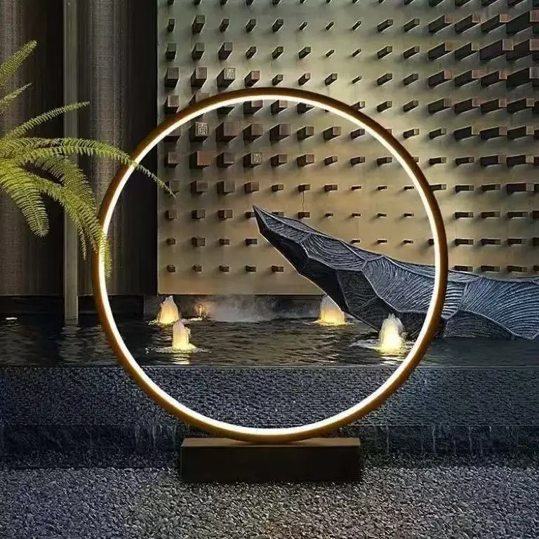 2025 New Design Outdoor Lighting Round Moon Lamp for Street Garden Creative External Wall Sconce Household Circular Lawn Lamp - Image 6