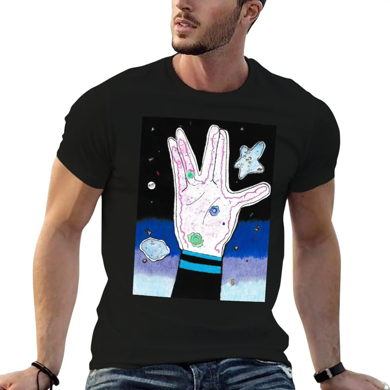 Camiseta Amoeba - SCSC Holiday 2021, camisetas para hombre, camisetas gráficas vintage de algodón, camiseta 100% de algodón para hombre, camiseta 100% de algodón
