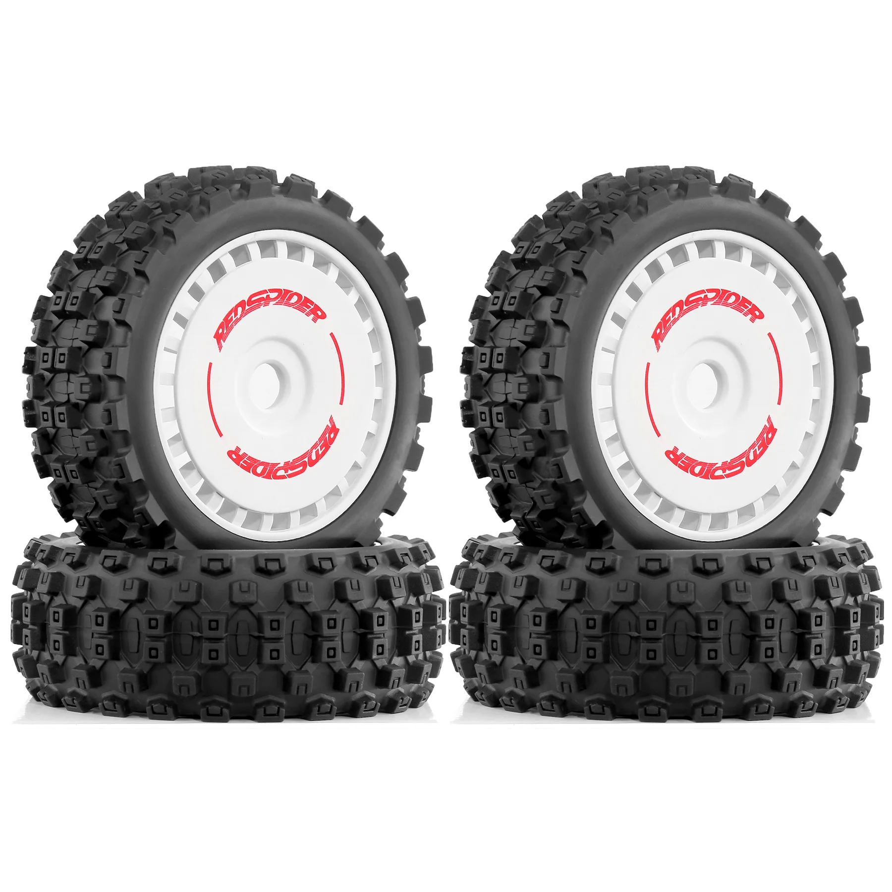 4 stuks 17mm Wielbanden voor ARRMA 1/8 Talion 6S BLX, Typhon 6S 3S BLX, Redcat, Losi, Team, Kyosh, HPS, HPI, Hobao, RC Wiel & Wielbanden
