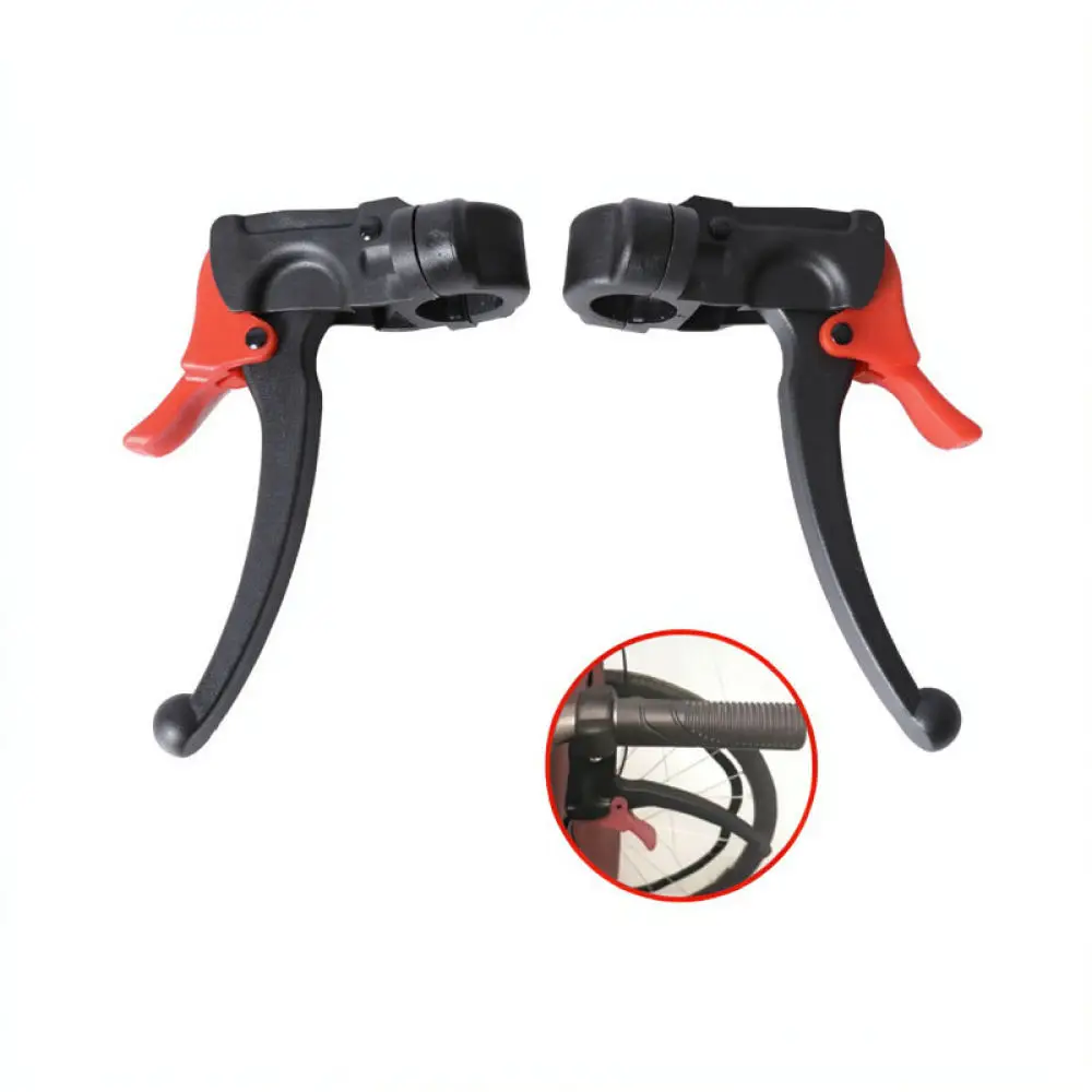 Ergonomic Self Locking Handbrake For Folding Wheelchair Scooter Mobility Aid Bicycle Type Brake Control Components