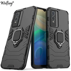 For Vivo Y76 5G Case Magnetic Suction Stand Full Cover Vivo Y76 Y52 Y72 Y53S Y20 Y11S Y21S Y33S Case Cover For Vivo Y76 5G Case