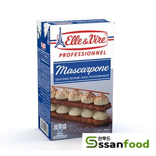 Sunin Elr&Beir Mascarpone Queso 1kg Caja de hielo