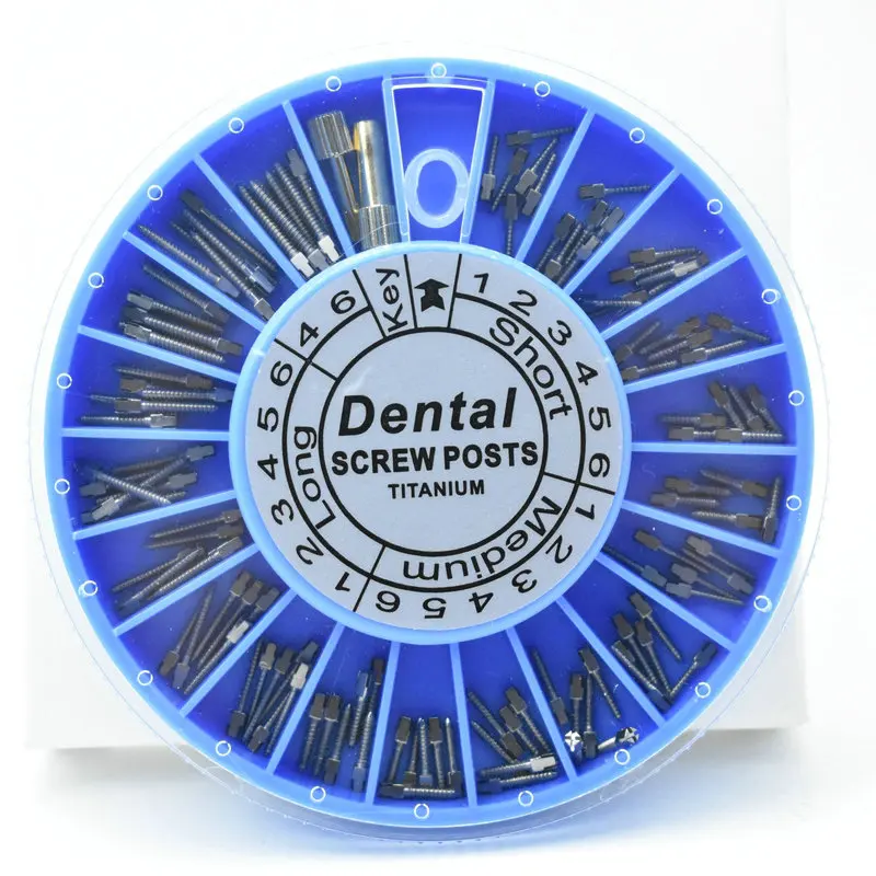 

Dental Screw Post Titanium Screw Post Dental Post Supplies Dental Titanium Materials