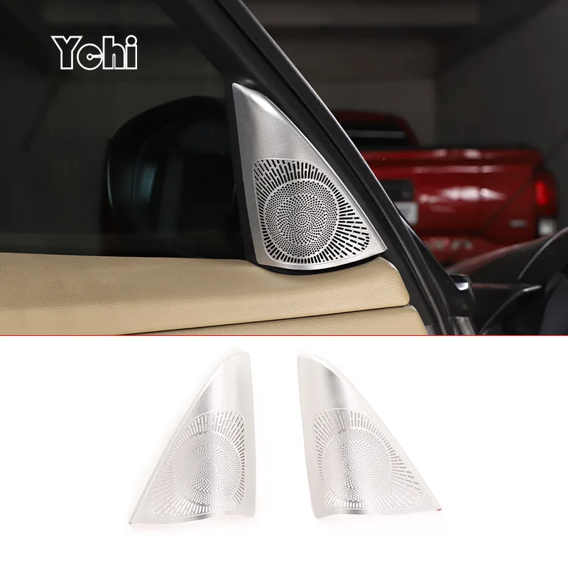 Car Door Window Tweeter Audio Speaker Cover Stickers Trim Frame For BMW 3 Series E90 2005-2012 Interior Accessories