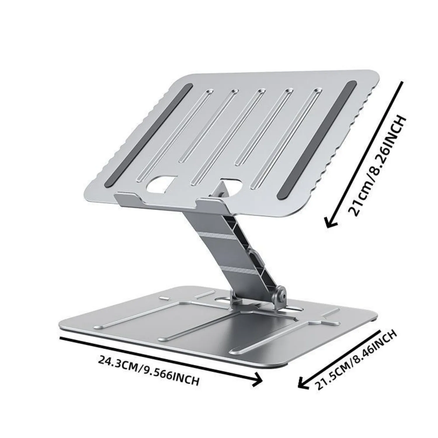 1pc laptop stand with adjustable angle and stepless design. Ergonomic laptop stand with heat dissipation and laptop lift, suitab