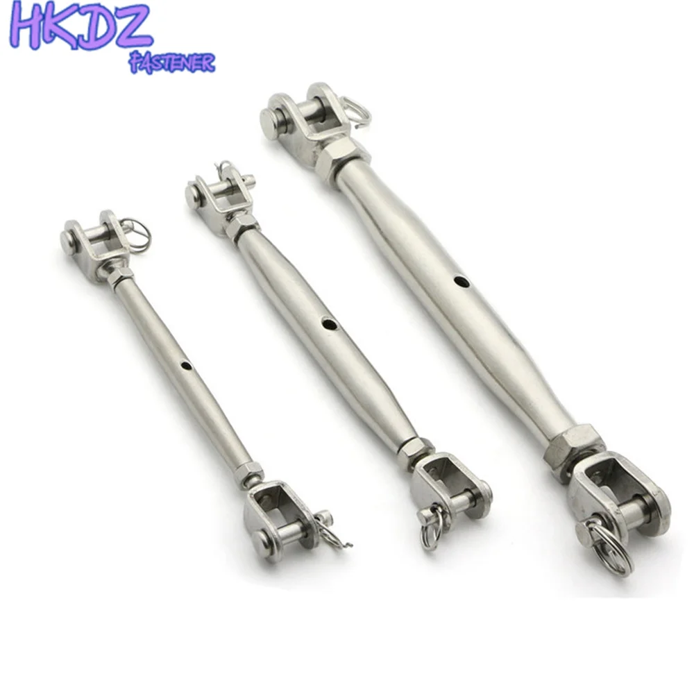 M5 M6 M8 M10 M12 M16 M20 M24 Stainless Steel 304 Stainless Steel Rigging Screw Closed Body Jaw Turnbuckle For Rigging