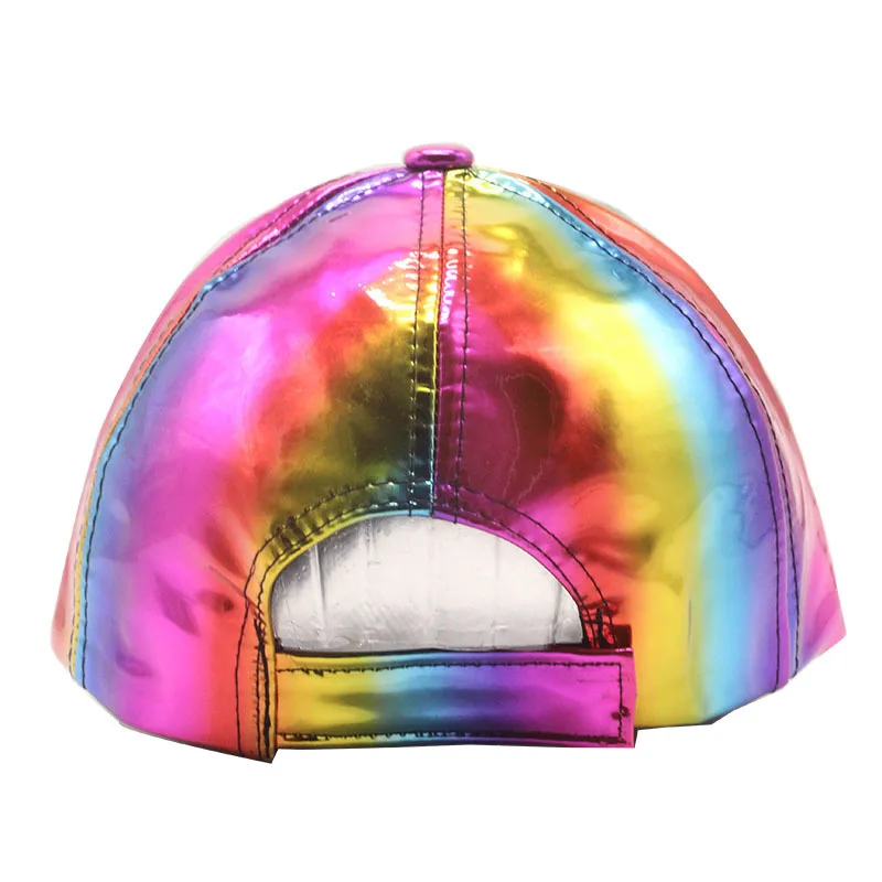 Rainbow Color Changing Hat Men Hip-hop Baseball Cap for Women Cap Back To The Future Prop Bigbang G-Dragon Baseball Cap