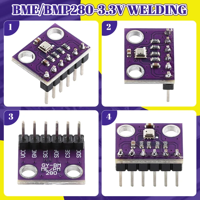 GY BMP280 5V Czujnik Temperatury i Ciśnienia Powietrza BME280 I2C SPI 1.8-5V GY-BMP280-3.3V Barometryczny Cyfrowy Moduł Czujników dla Arduino