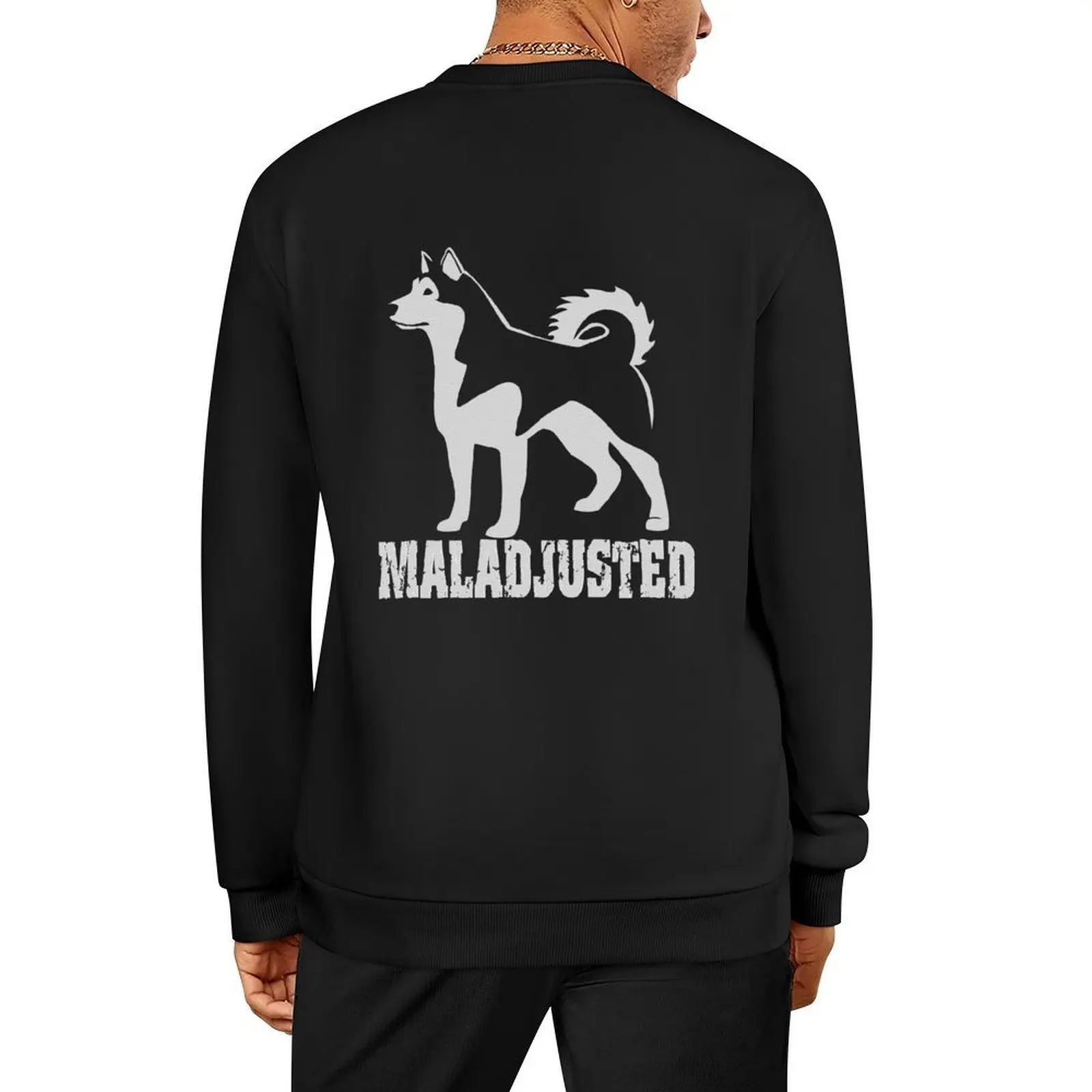 

Maladjusted | Alaskan Malamute| NickerStickers on Redbubble Pullover men wear anime clothes new hoodies and sweatshirts