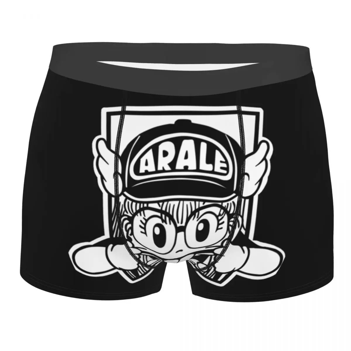 

Мужские боксеры Arare Arale Purple Dr Slump с 3D-принтом, мягкое мужское нижнее белье, трусы-брифы
