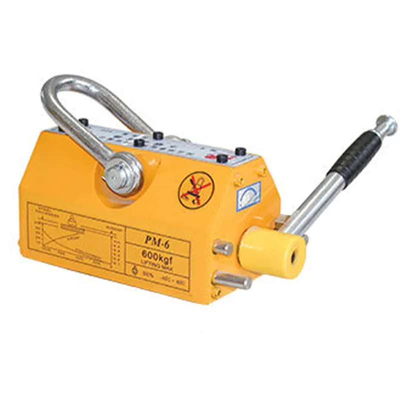 100-5000 kg Permanent Magnet Jack Magnetic Lifting Strong Manual Magnet Chuck Lift Crane