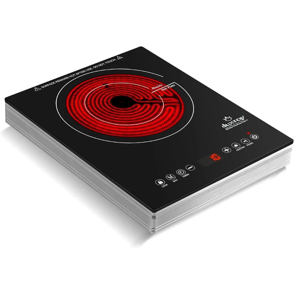 Cooking, Electric Stove with Sensor Touch Control, Portable Infrared Burner with Timer and Safety Lock, E200AIR/ 9500STIR