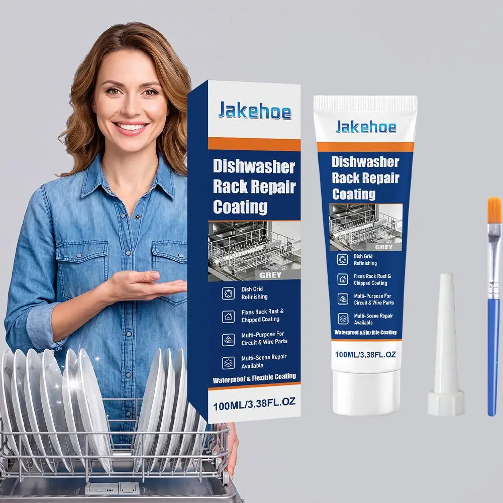 Geschirrspüler-Korb-Reparaturbeschichtung 100ml Grau Rostschutzflüssigkeit für Kunststoffstifte zur Wiederherstellung und Pflege von Küchenspülbecken-Körben – Detail 5