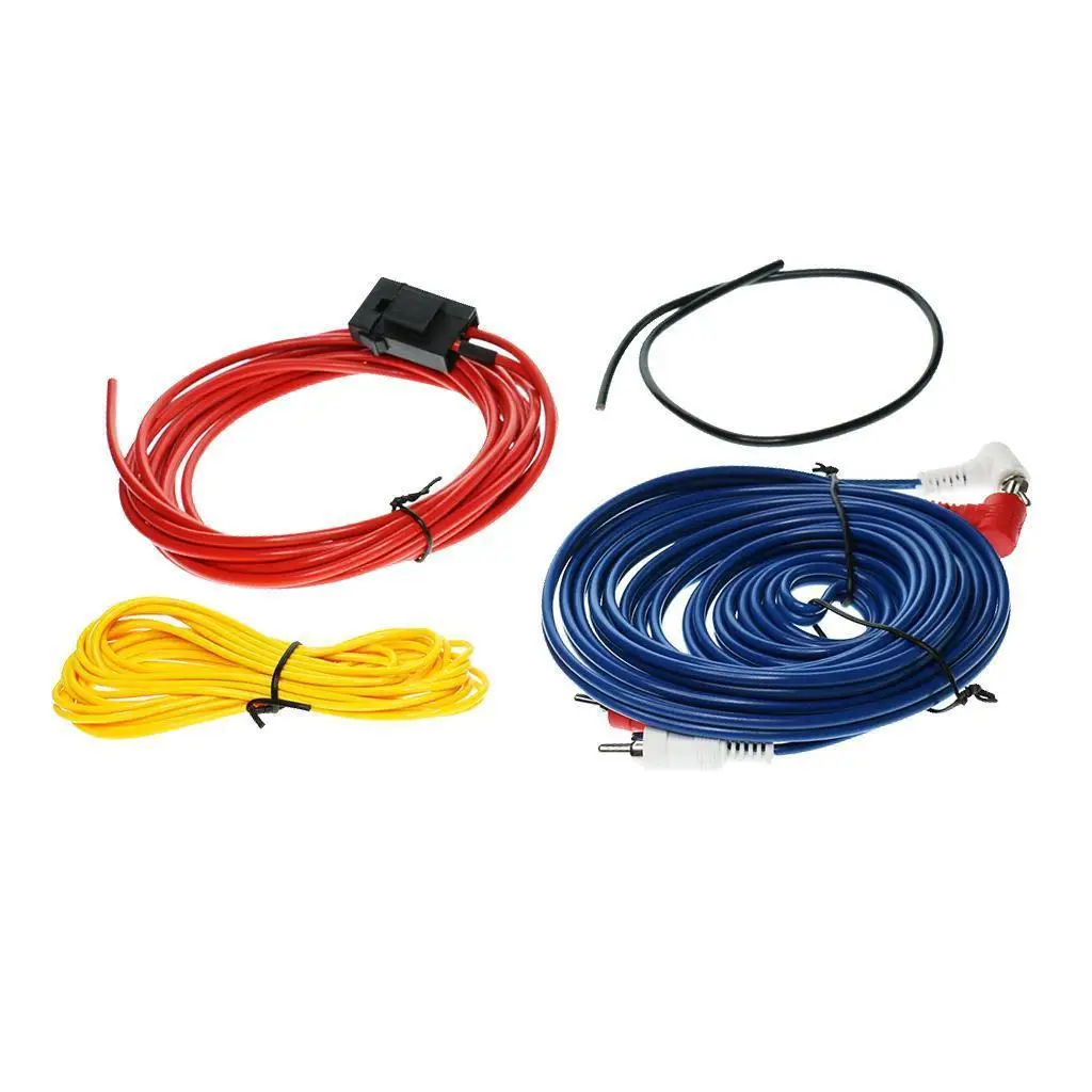 

Universal Car Audio Subwoofer Amplifier Install AMP Wiring Wire Cable