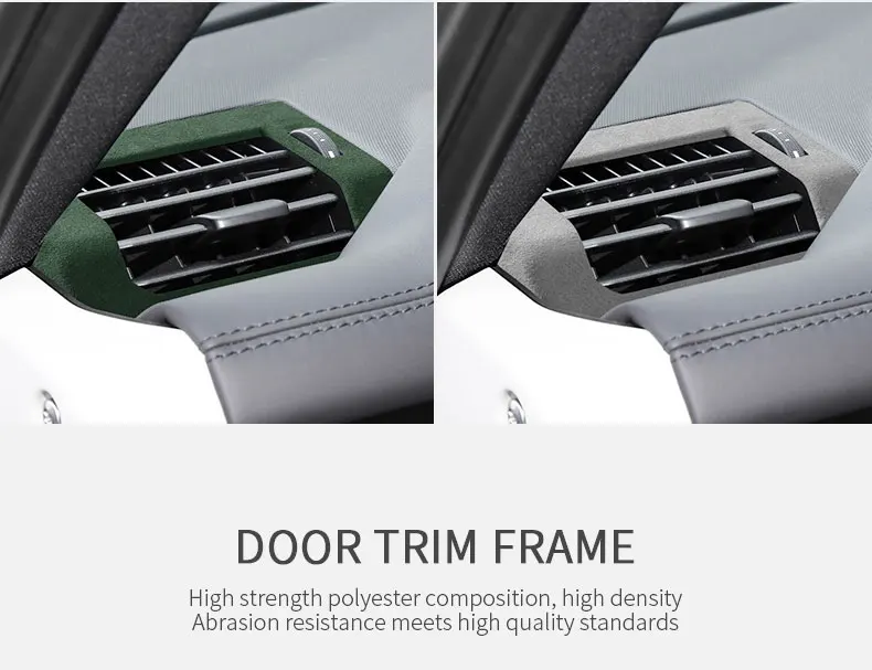 Hergestellt aus Alcantara-Wildleder-Innenraum, zentraler Schalthebel, Konsolen-Deckel, Scheide, Schale, Abdeckung für Land Rover DEFENDER 2020–2022, Zubehör – Detail 14