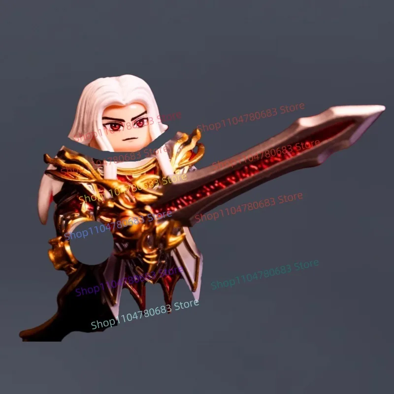 

Строительные блоки MOC Perfect World Shi Hao, мини-фигурка в сборе, модель дисплея, аниме, мультяшные аксессуары, игрушка, подарок на праздник