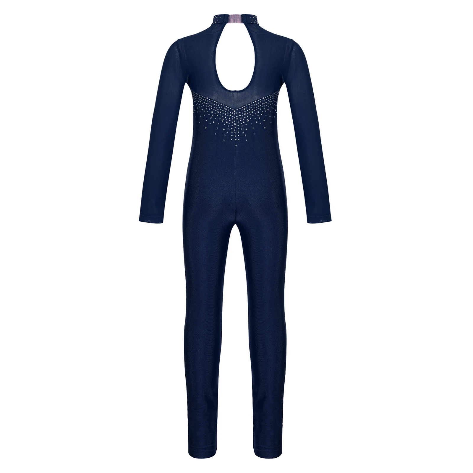 Kinderen Meisjes Glanzende Strass Ballet Unitards Kunstschaatsen Dans Jumpsuit Gymnastiek Maillots Ballet Dansvoorstelling Kostuum