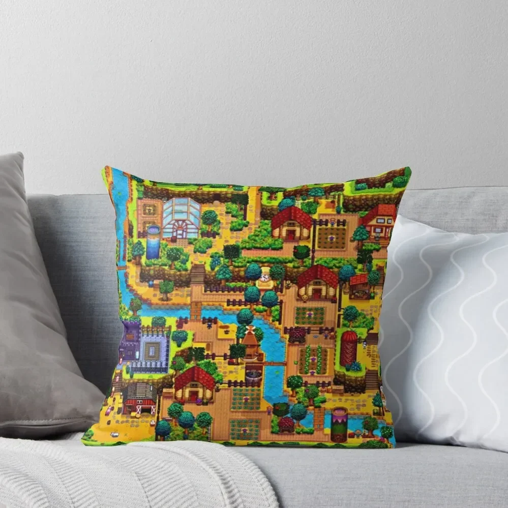 

Stardew valley map Throw Pillow ornamental pillows Cushions For Decorative Sofa pillow