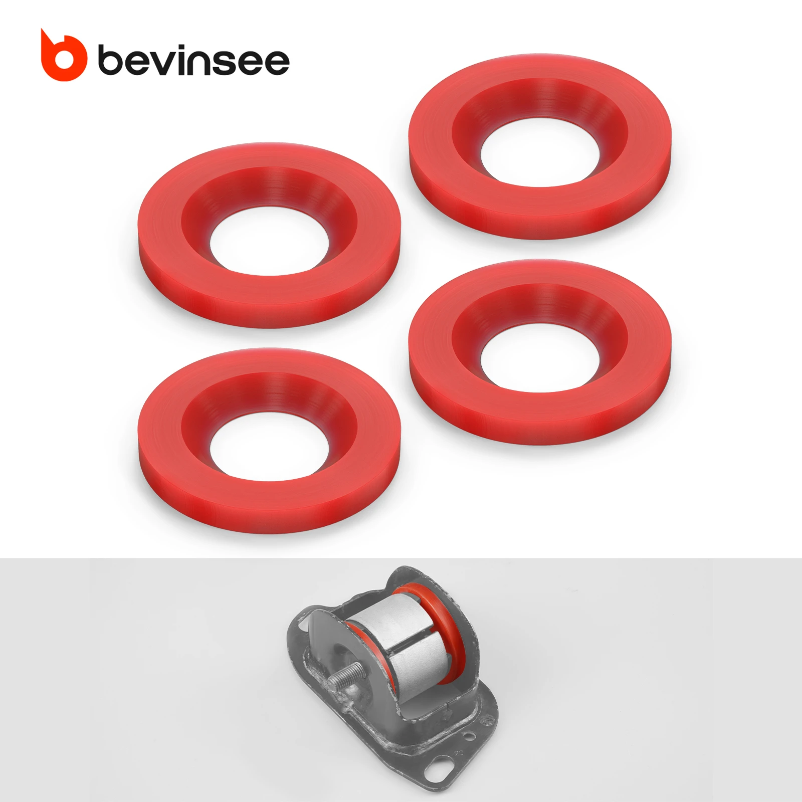 

85A Polyurethane Rear Control Arm Bushing Limit Spacers for BMW E46 99-05,E36 92-99,X3 E83 04-10,Z4 E85/E86 03-08