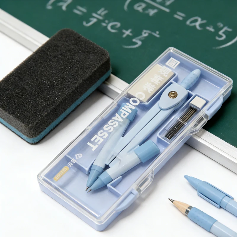 

Минималистичный металлический компас, профессиональный набор инструментов для рисования, портативный и многофункциональный инструмент для рисования для экзаменационных инструментов для рисования