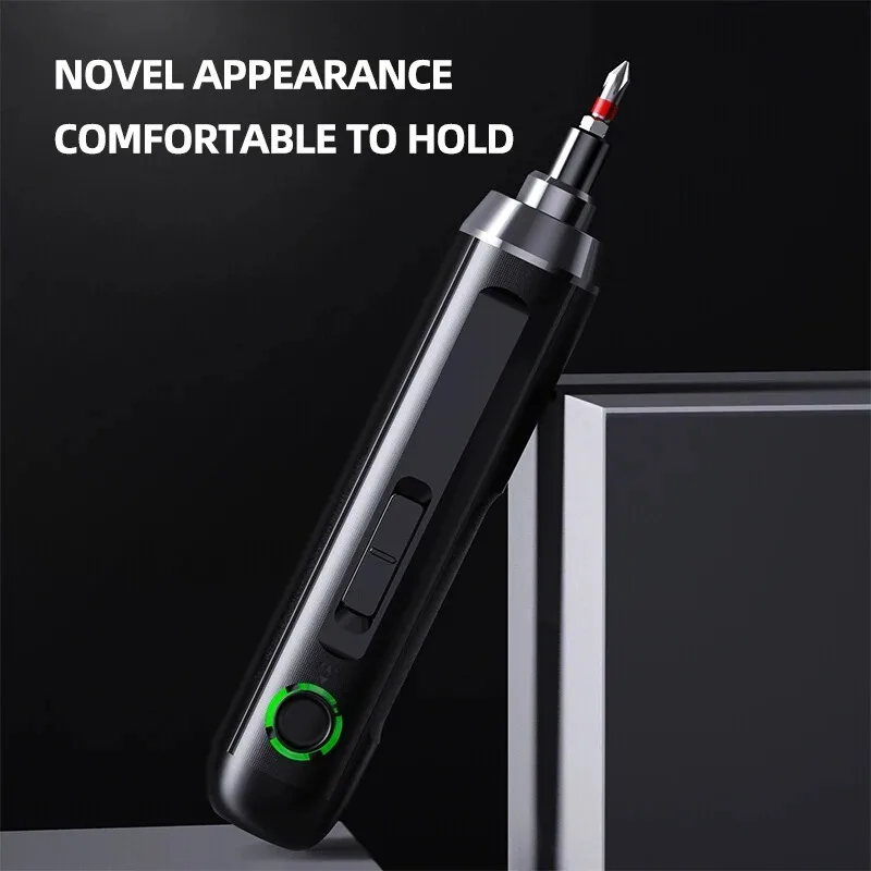 Deli Electric Screwdriver Wireless Rechargeable Lithium Battery Screwdriver with LED Lamp Cordless Drill 3.6V Electric Tool Set