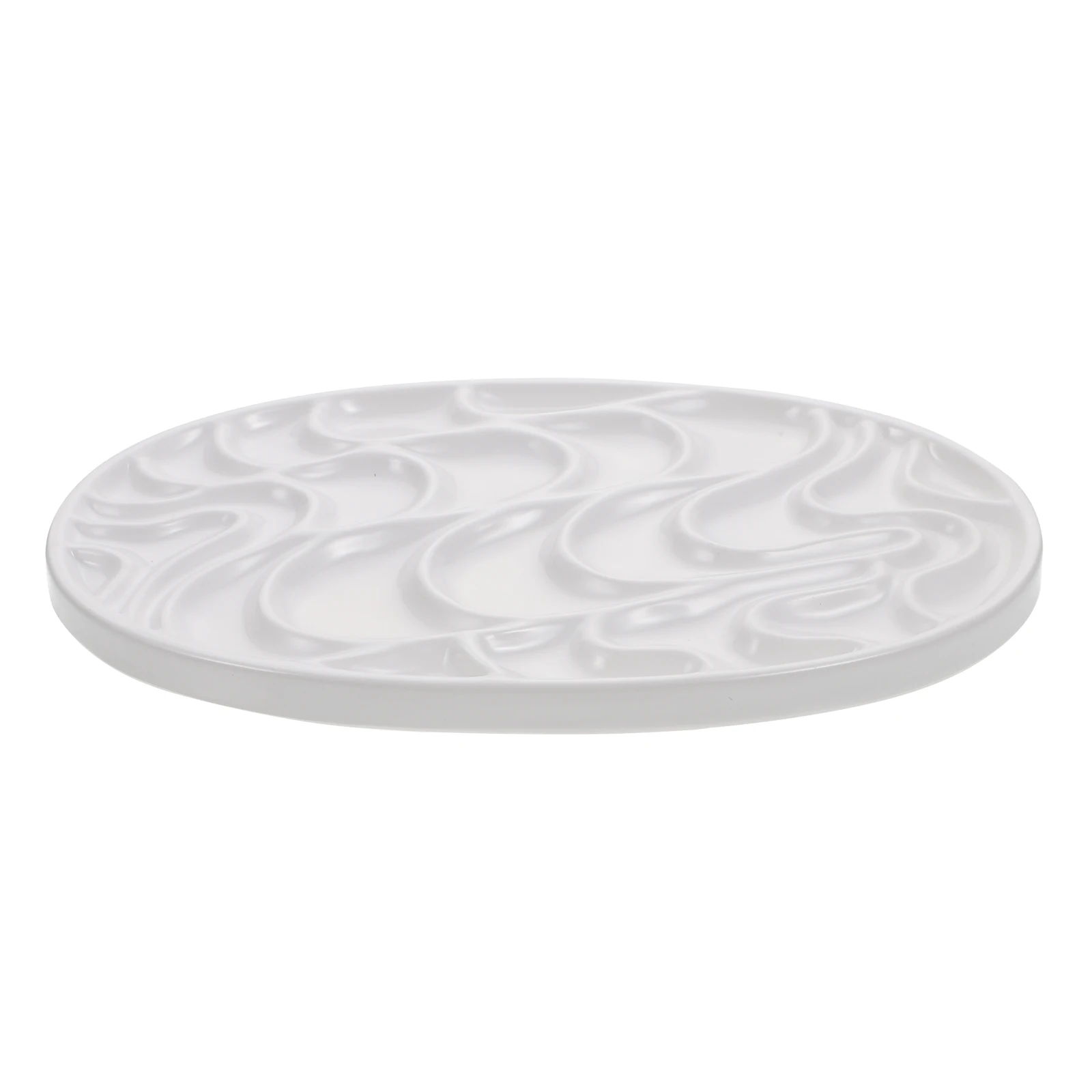 

Paint Tray Multi Holes Lightweight Art Painting Board For Watercolor Oil Gouache Pigment Easy Cleaning Student Stationery Color