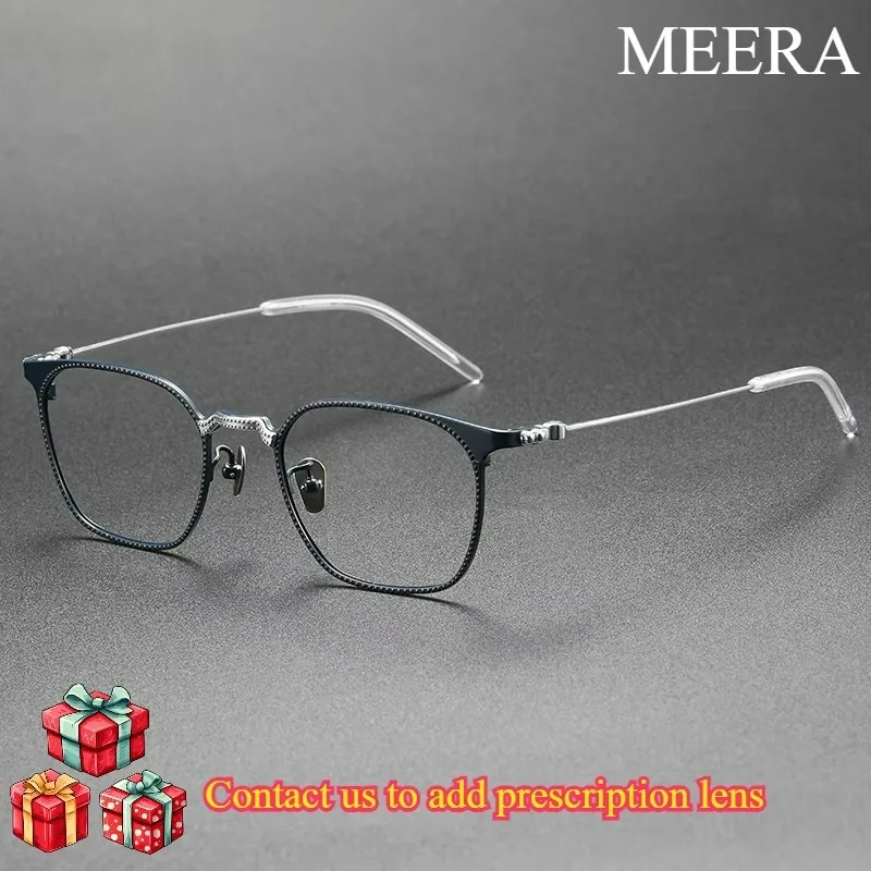 

162 Ultra-light Retro Pure Titanium Optical Glasses Frame Men's Anti-blue light Fashion Trend Women's Prescription Eyewear