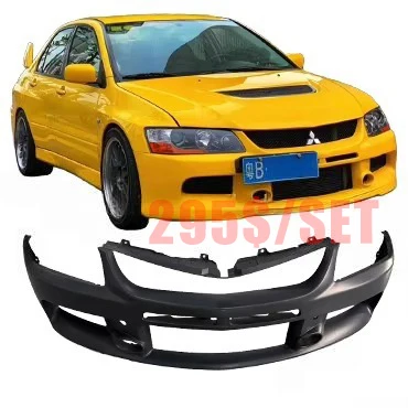 

Factory Direct Car Bumpers for EVO 9 Front Bumper Rear Bumper Wholesale Universal Widebody Plastics Accessory Partscu