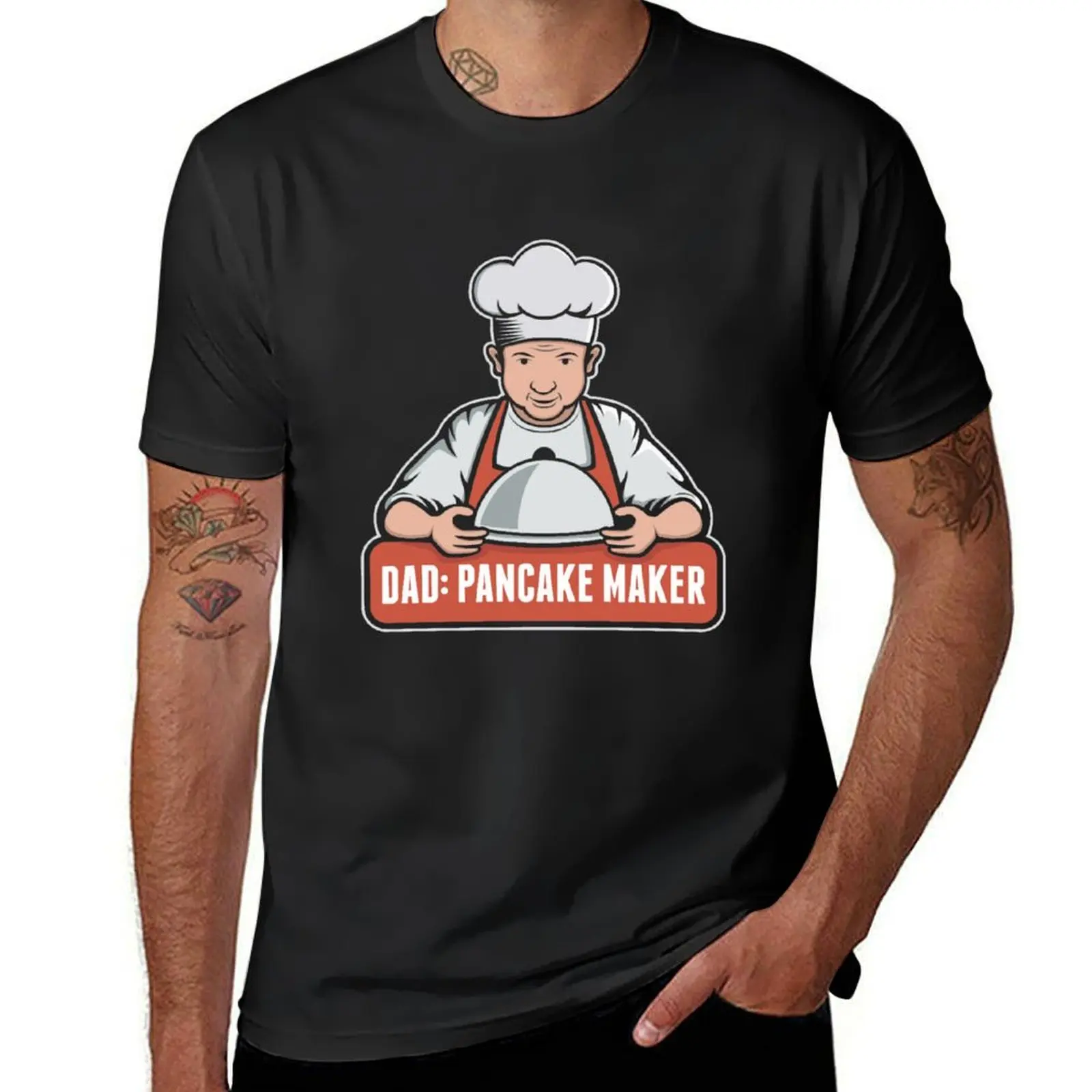 Dad Pancake Maker Funny Definition Papa Cook T-Shirt cute tops anime clothes heavyweights mens champion t shirts