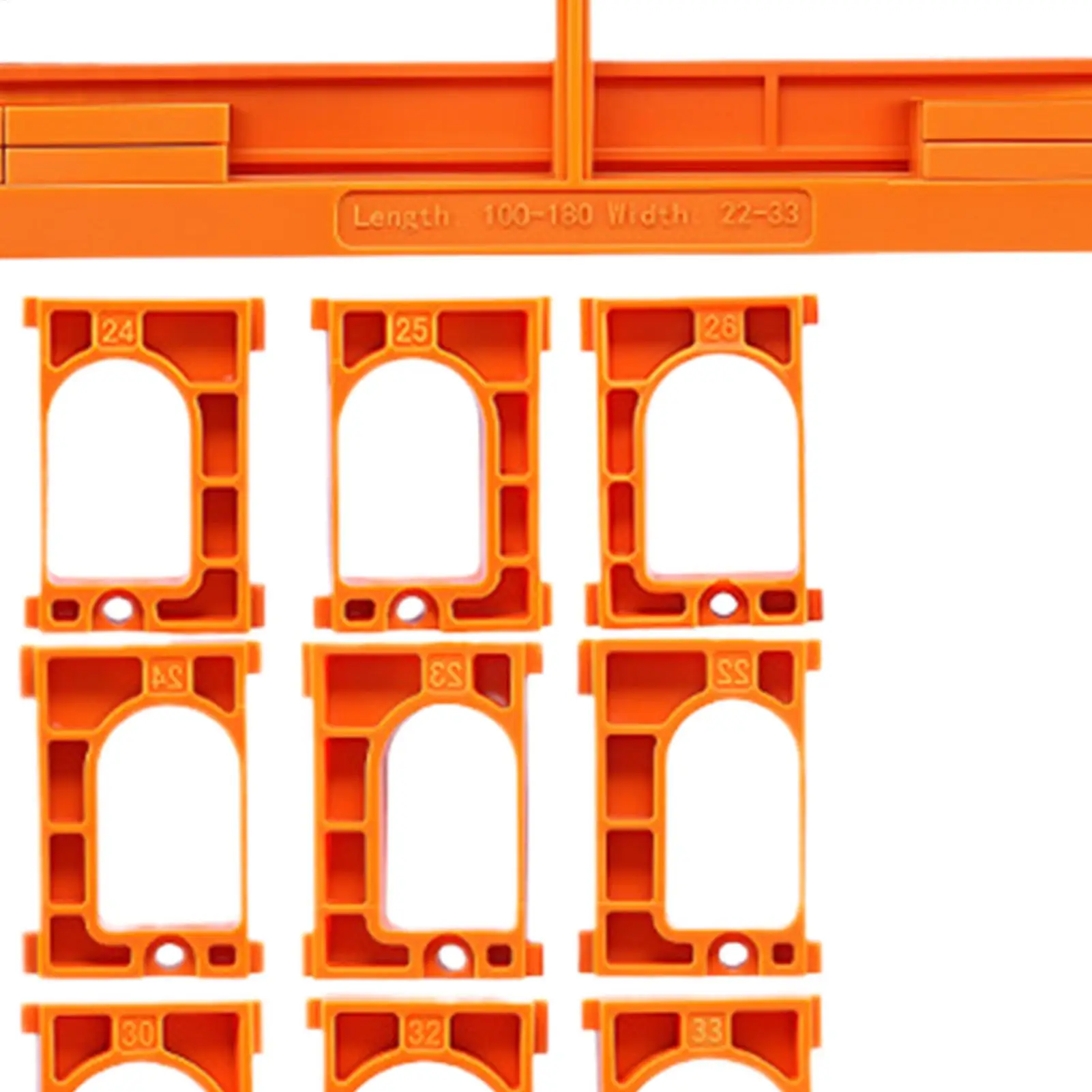

Concealed Hinge Slotting Template 10 Width Adjustable Lightweight Reusable Cancealed Cabinet Connector Jig For Cabinets Doors