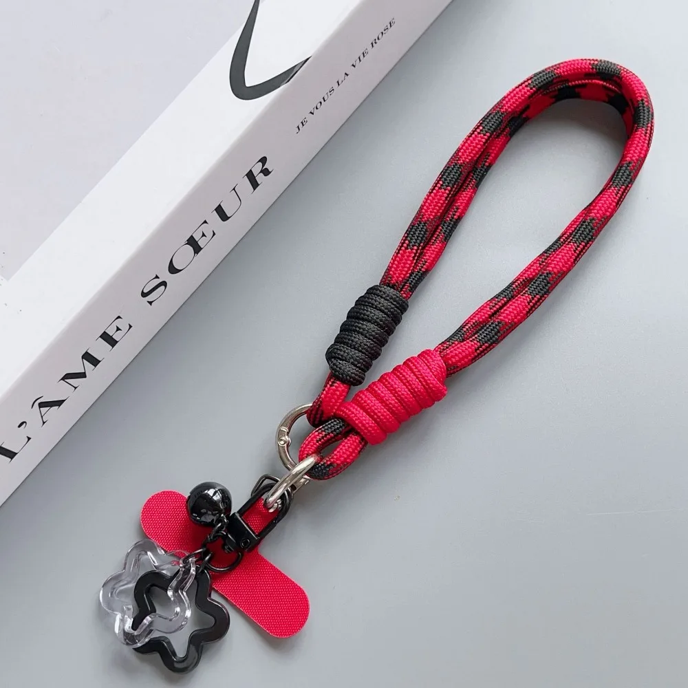 

Dopamine Colorful Star Phone Lanyard Strap Short Rope Camera Chain Card Keychain Anti-loss Phone Case Chain Straps