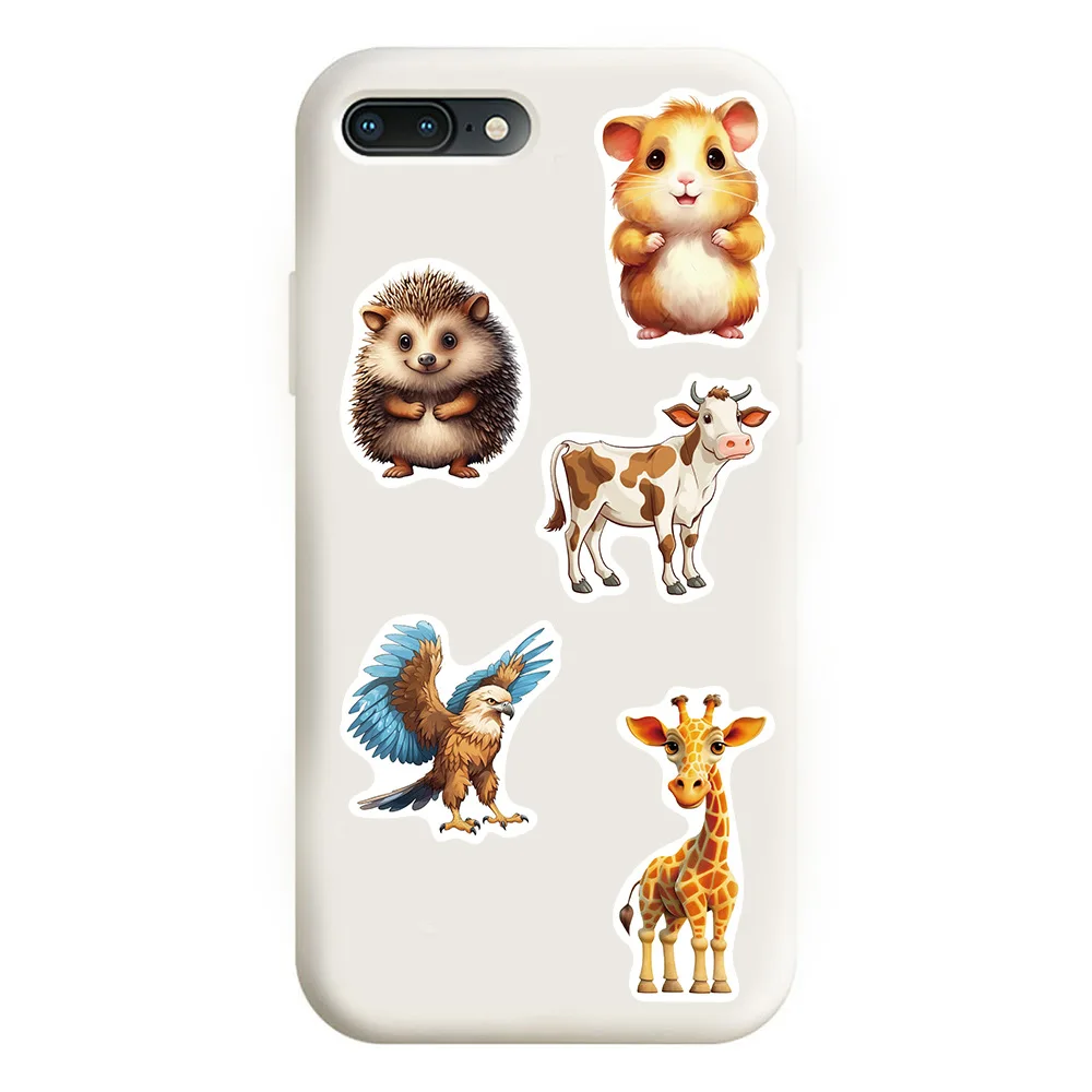 10/30/50 Stuks Cartoon Schattige Dierenwereld Sticker Diy Telefoon Laptop Bagage Skateboard Graffiti Stickers Leuk Voor Kind Speelgoed