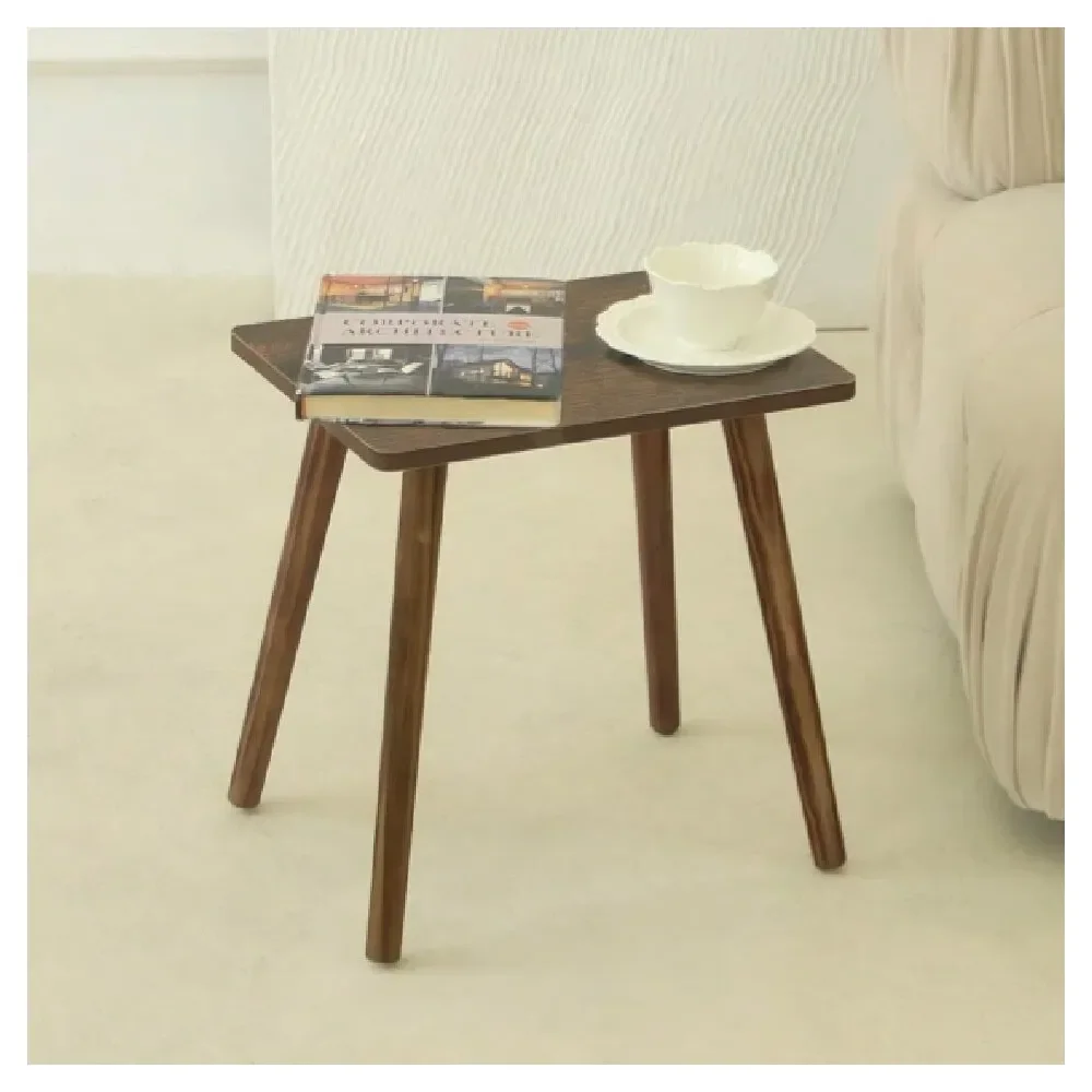

Столик прикроватный, маленький деревянный столик для гостиной, мини-столик для спальни, современная прикроватная тумбочка из массива дерева для спальни, офиса, небольшой комнаты