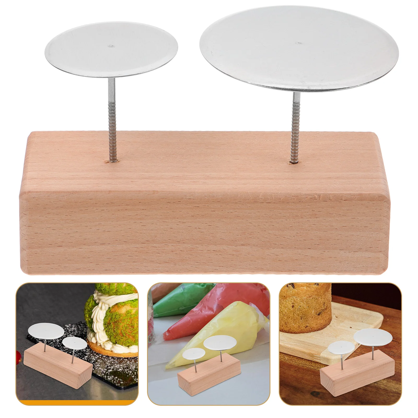 

Pipe Nail Table Flower Arrangement Stand Display Baking Base Holders Displaying Bases Frosting