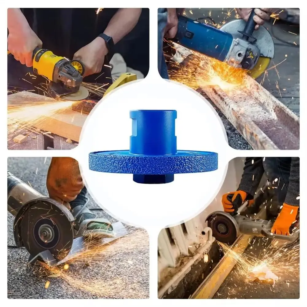 Heavy-Duty Diamond Flat Grinding Wheel Dry and Wet Use Vacuum Brazed Concrete Grinding Wheel Long Lifespan
