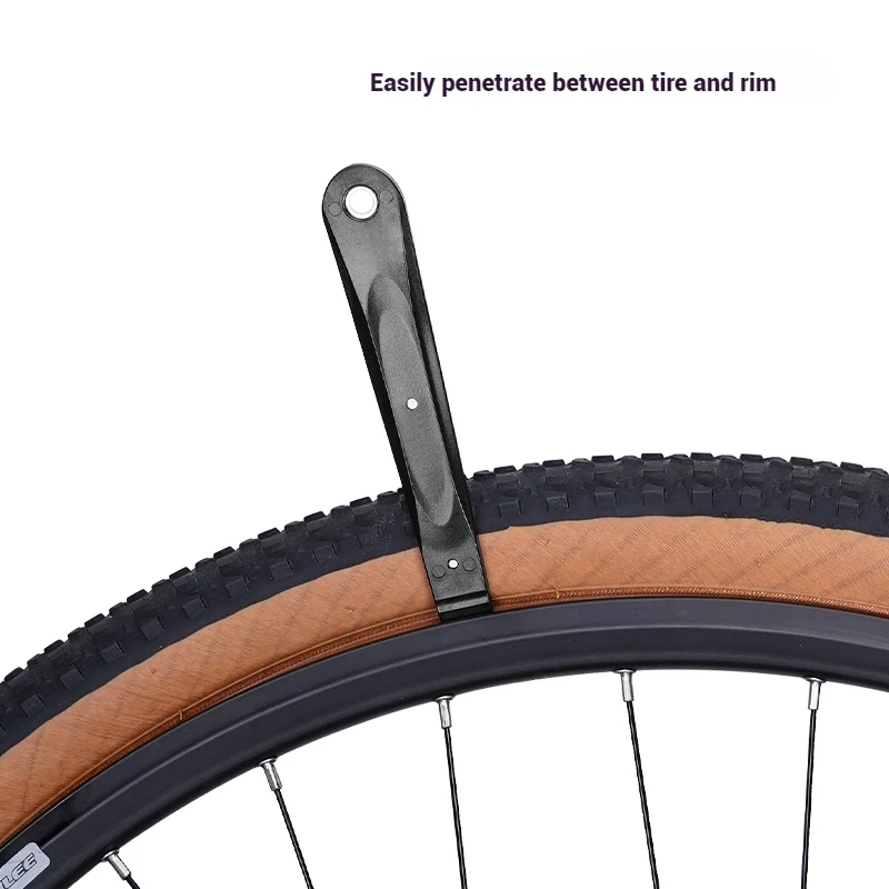 

Усиленный стальной лопатка-съемник для велосипедных шин: незаменимый инструмент для ремонта внешних камер шоссейных и горных велосипедов, необходимое велооборудование